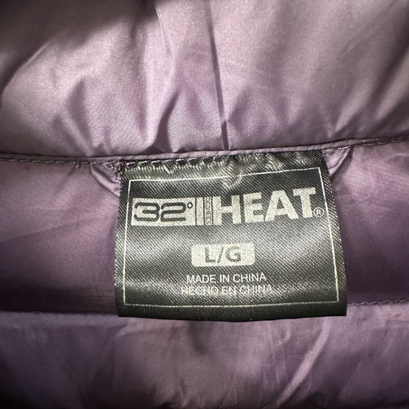 32 Degrees Women's Lightweight Poly Down Packable Jacket - Size Large GUC - Picture 2 of 9